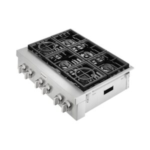 KitchenAid® 36″ 6-Burner Commercial-Style Gas Rangetop view 3
