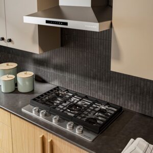 KitchenAid® 30 in. Gas Cooktop with 5 Burners and Integrated Wok Grate view 4