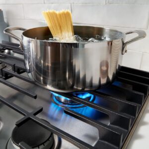 Whirlpool® 30-inch Gas Cooktop with EZ-2-Lift™ Hinged Cast-Iron Grates, Stainless Steel (WCGK5030PS) view 6