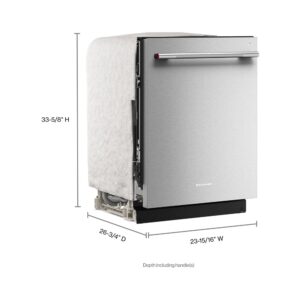 KitchenAid® Third Level Utensil Rack Dishwasher with 30+ Total Wash Jets, 47 dBA view 3