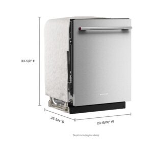 KitchenAid® 360° Max Jets™ Third Rack Dishwasher with Advanced ProDry™ System, 44 dBA – KDTS424SPS view 3