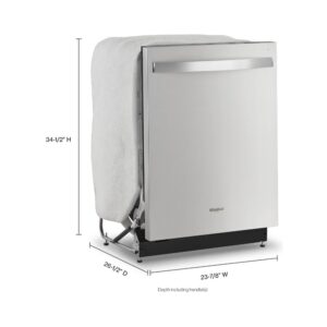 Whirlpool® Quiet Dishwasher with 3rd Rack view 3