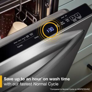 Whirlpool® 24-Inch Top Control Dishwasher with Total Coverage Wash and Auto Open Air Dry view 6