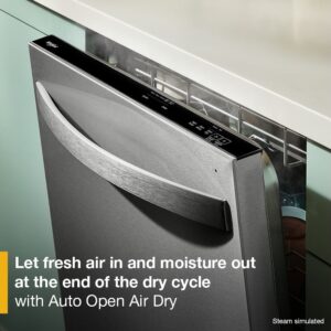 Whirlpool® 24-Inch Top Control Dishwasher with Total Coverage Wash and Auto Open Air Dry view 9