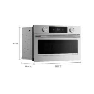 KitchenAid 30-inch Built-In Microwave with Air Fry, 1.4 cu. ft. view 3