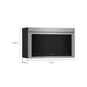 KitchenAid 30-inch Multifunction Over-the-Range Microwave Oven with Air Fry, 1.1 cu. ft. view 6