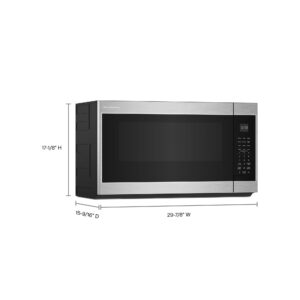 KitchenAid 30-inch Microwave Hood Combination, 1.9 cu. ft. view 7