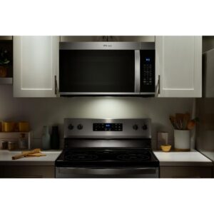 Whirlpool® 1.9 Cu. Ft. Over-the-Range Microwave with Sensor Cooking and CleanRelease™ Non-Stick Interior view 6
