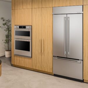 KitchenAid 24.2 Cu. Ft. 42-Inch Built-In French Door Bottom Mount Refrigerator with Signature Platinum Interior in PrintShield® Finish view 4