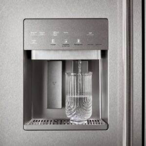 KitchenAid 25.1 Cu. Ft. 42-Inch Built-In Side-by-Side Refrigerator with Exterior Water and Ice Dispenser with Measured Fill in PrintShield® Finish view 14