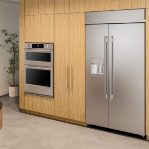KitchenAid 25.1 Cu. Ft. 42-Inch Built-In Side-by-Side Refrigerator with Exterior Water and Ice Dispenser with Measured Fill in PrintShield® Finish view 7