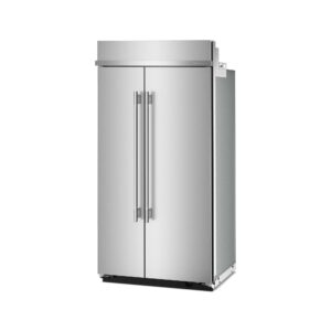 KitchenAid 25.5 Cu. Ft. 42-Inch Built-In Side-by-Side Refrigerator with Signature Platinum Interior in PrintShield® Finish view 4