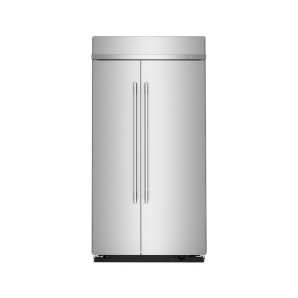 KitchenAid 25.5 Cu. Ft. 42-Inch Built-In Side-by-Side Refrigerator with Signature Platinum Interior in PrintShield® Finish