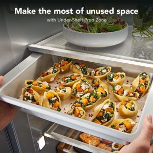 KitchenAid 29.4 Cu. Ft. 48-Inch Built-In Side-by-Side Refrigerator with Signature Platinum Interior in PrintShield® Finish view 10