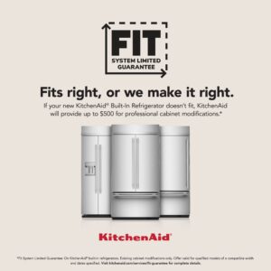 KitchenAid 29.4 Cu. Ft. 48-Inch Built-In Side-by-Side Refrigerator with Signature Platinum Interior in PrintShield® Finish view 14