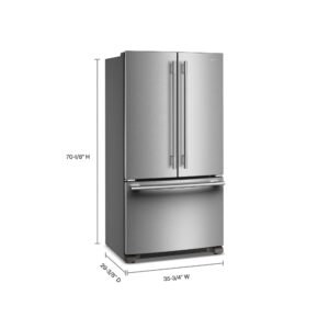 KitchenAid 20 Cu. Ft. 36-Inch Counter-Depth French Door Refrigerator with Internal Water Dispenser view 5