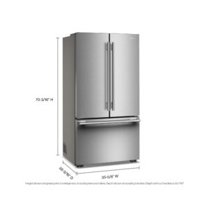 KitchenAid 24.3 Cu. Ft. 36-Inch True Counter-Depth French Door Refrigerator with Signature Platinum Interior view 5