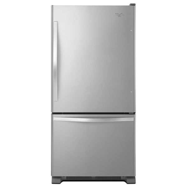 Whirlpool® 19 Cu. Ft. Freestanding Bottom-Mount Refrigerator with SpillGuard™ Glass Shelves