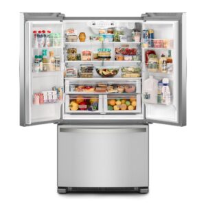Whirlpool® 20 Cu. Ft. Counter-Depth French Door Refrigerator with Interior Water Dispenser view 2