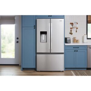 Whirlpool® 23 Cu. Ft. Smart Counter-Depth French Door Refrigerator with In-Door Ice Maker view 10