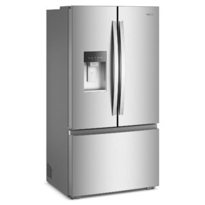 Whirlpool® 23 Cu. Ft. Smart Counter-Depth French Door Refrigerator with In-Door Ice Maker view 8