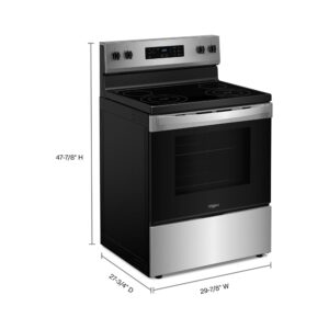 Whirlpool® 30-inch Electric Range with Self Clean view 6