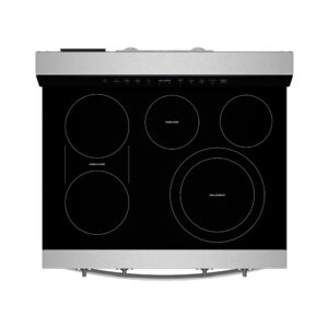 Whirlpool® 30-inch Electric Smart Range with Air Cooking Technology, No Preheat Air Fry, High Speed Preheat Oven, WipeClean™ Coating, and Steam/Self Clean view 5