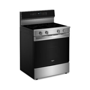 Whirlpool® 30-inch Electric Smart Range with Air Cooking Technology, No Preheat Air Fry, High Speed Preheat Oven, WipeClean™ Coating, and Steam/Self Clean view 6