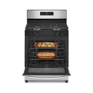 Whirlpool® 5.1 Cu. Ft. Freestanding Gas Range with Broiler Drawer view 2