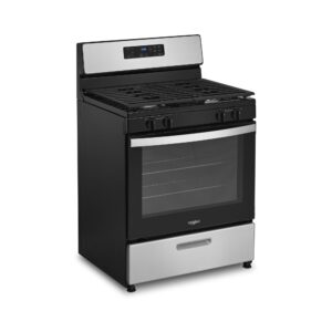 Whirlpool® 5.1 Cu. Ft. Freestanding Gas Range with Broiler Drawer view 4