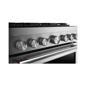 KitchenAid® 36-Inch 6 Burner Commercial-Style Dual Fuel Range with No Preheat Air Fry Mode view 7