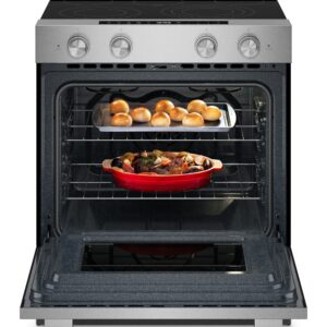 KitchenAid® 30-inch Slide-In Electric Range with Even-Heat™ True Convection and No Preheat Air Fry view 2
