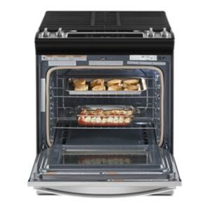 Whirlpool® 30-inch Slide-In Gas Range with Frozen Bake Technology and SpeedHeat™ Burners view 4