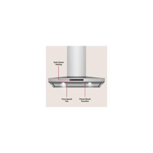 KitchenAid 36-inch Wall-Mount Canopy Range Hood, 4-Speed System view 4