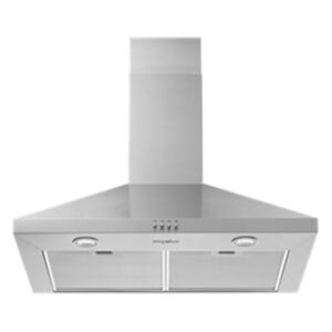 Whirlpool® 30-inch Range Hood with 400 CFM Motor Class and LED Task Lighting view 2