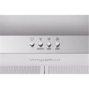 Whirlpool® 30-inch Range Hood with 400 CFM Motor Class and LED Task Lighting view 3