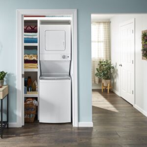 Whirlpool® 1.6 cu. ft. Electric Stacked Laundry Center with 6 Wash Cycles and AutoDry™ view 5