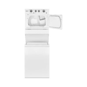 Whirlpool® 3.5 cu. ft. Electric Stacked Laundry Center with 9 Wash Cycles and AutoDry™ view 2