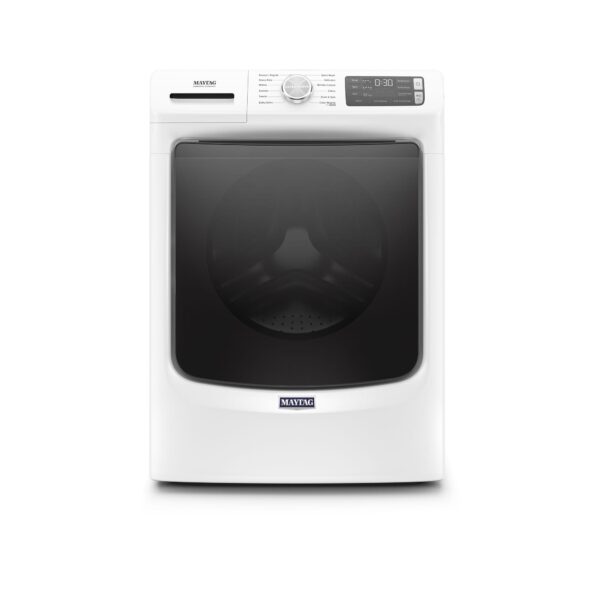 Maytag 27-inch Front Load Washer with Extra Power and 16-Hr Fresh Hold Option – 4.8 cu. ft.