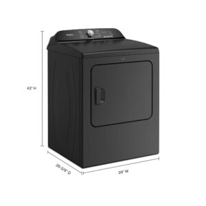Whirlpool® 7.0 Cu. Ft. Electric Dryer with Moisture Sensing and Steam Refresh Cycle view 10