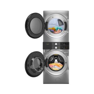 Whirlpool® Front Load Laundry Tower with UV Clean Technology and Intelligent Wash & Dry Sensors view 11
