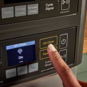Whirlpool® Front Load Laundry Tower with UV Clean Technology and Intelligent Wash & Dry Sensors view 8