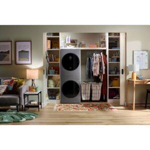 Whirlpool® Compact Ventless Laundry Tower with Heat Pump Drying and Load & Go™ Dispenser view 4