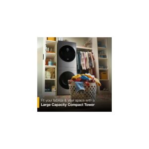 Whirlpool® Compact Ventless Laundry Tower with Heat Pump Drying and Load & Go™ Dispenser view 7