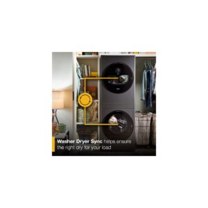Whirlpool® Compact Ventless Laundry Tower with Heat Pump Drying and Load & Go™ Dispenser view 8