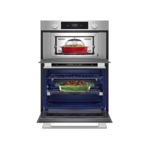 KitchenAid 30-inch Smart Electric Combo Wall Oven with Assisted Cooking Modes – PrintShield Stainless view 2