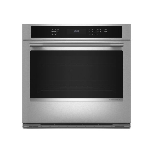 KitchenAid 30-inch Electric Single Wall Oven with No Preheat Air Fry Mode – PrintShield Stainless