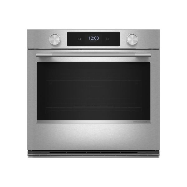 KitchenAid 30-inch Smart Electric Single Wall Oven with Assisted Cooking Modes – PrintShield Stainless