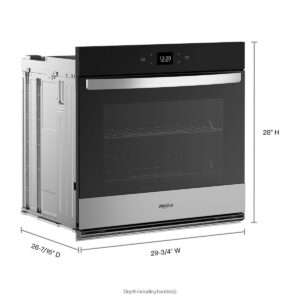 Whirlpool® 30-inch Smart Single Wall Oven with Fan Convection and Air Fry Mode view 13