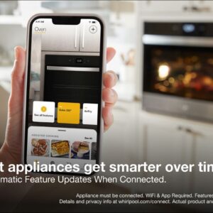 Whirlpool® 30-inch Smart Single Wall Oven with Fan Convection and Air Fry Mode view 5
